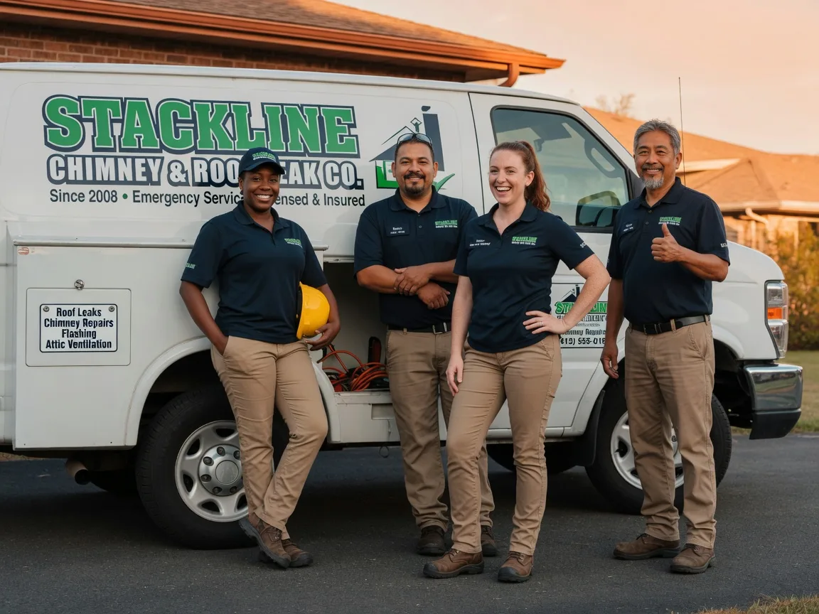 Chimney flashing repair company in Evergreen, NC